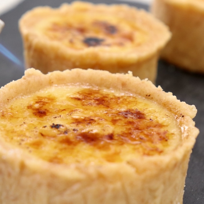 焼かないプリンタルトブリュレ レシピ 作り方 By たけ民キッチン 楽天レシピ